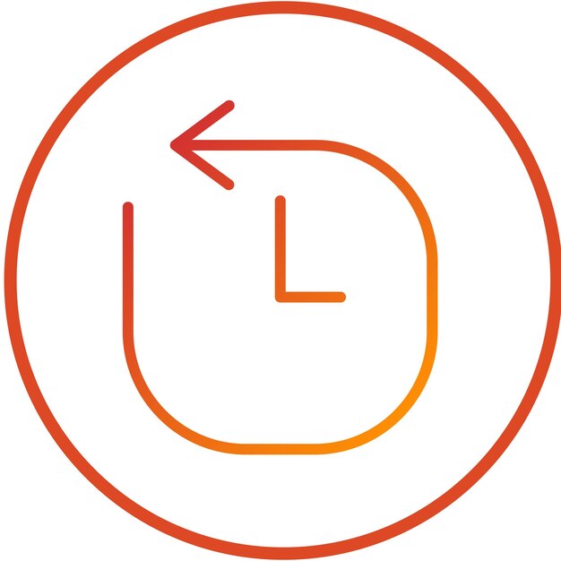 Historial de diseño vectorial Estilo del icono