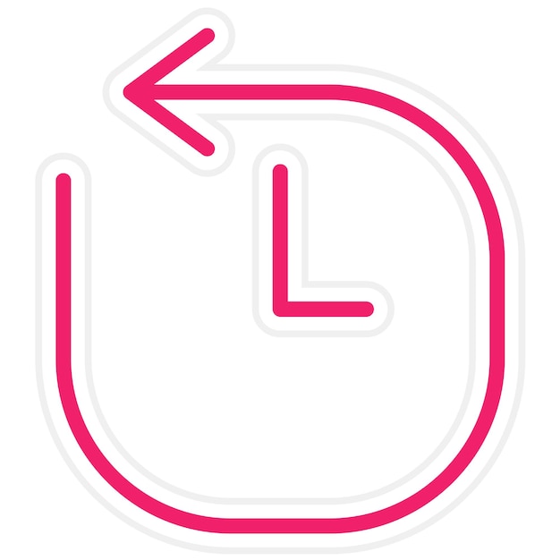 Historial de diseño vectorial Estilo del icono