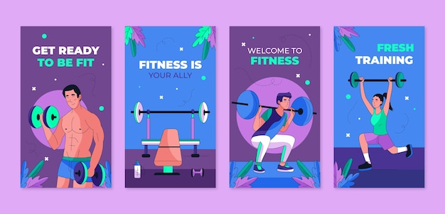 Historias de instagram del gimnasio