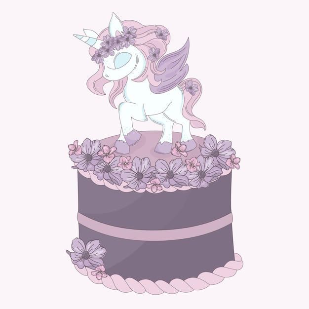 Historieta de la fiesta de cumpleaños de UNICORN CAKE