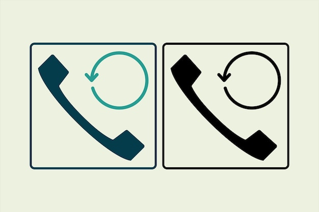 history call icon icon related to UI elements suitable for web site app user interfaceselement printable etc solid icon style simple vector design editable