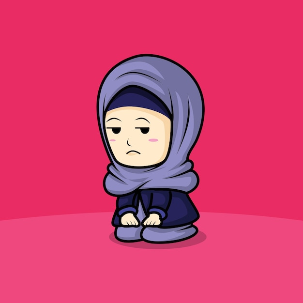 Hiyab musulmán de dibujos animados 5