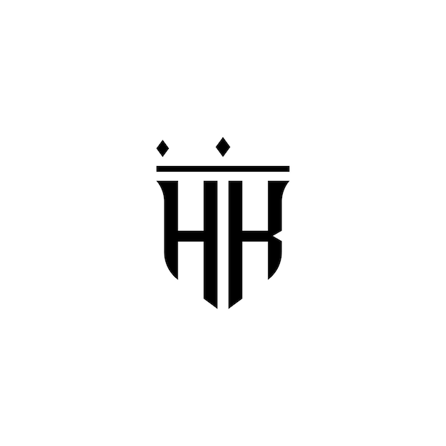 HL Monogram Logo Design letra texto nombre símbolo monocromo logotipo alfabeto carácter simple logo