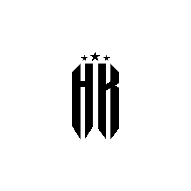 HL Monogram Logo Design letra texto nombre símbolo monocromo logotipo alfabeto carácter simple logo