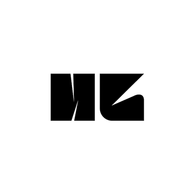 HL monograma diseño del logotipo letra texto nombre símbolo monocromático logotipo alfabeto carácter logotipo simple