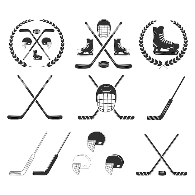 Hockey Vector Hockey Ilustración de deportes Vector de hockey Silueta de hockey silueta Deportes