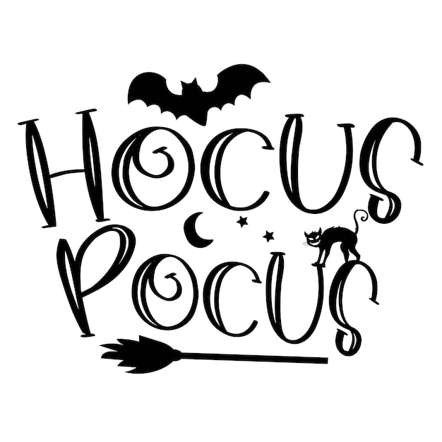 Hocus Pocus Cita de Halloween y diseños con temas de brujas Citas de Halloween espeluznantes Decoración de fiesta Camiseta