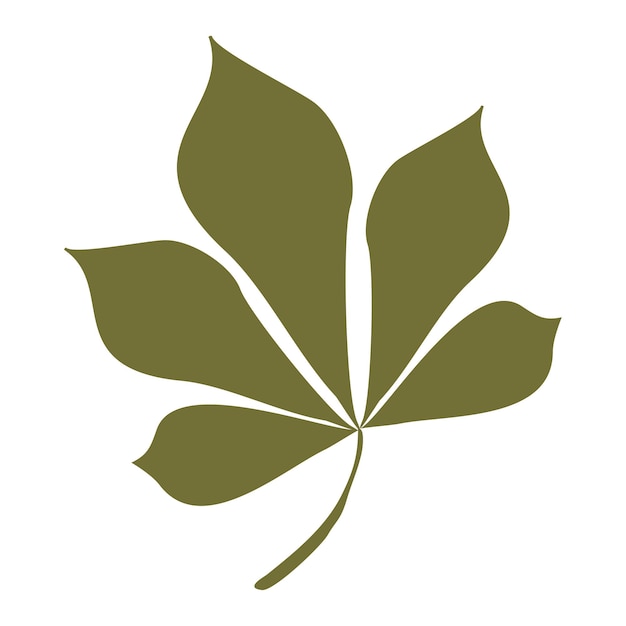 Hoja de calabaza dibujada a mano y planta en amarillo Colores de otoño aislados en un fondo cremoso Vector de jardín Elemento de diseño estacional Botánica o floral Ilustración gráfica para el logotipo de Card Grocery