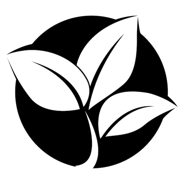 Hoja, logotipo, vector