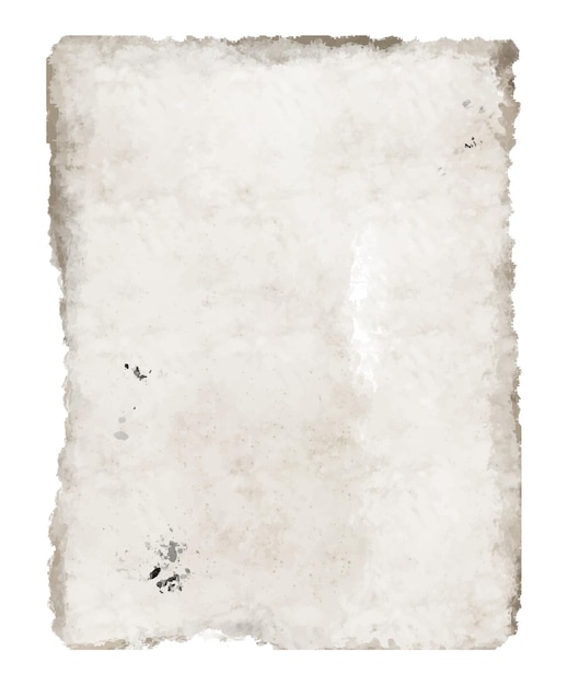 Hoja de papel viejo. Dibujo vectorial hecho a mano. Para su diseño y scrapbooking. vendimia envejecido