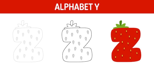 Hoja de trabajo para colorear y trazar el alfabeto Z para niños