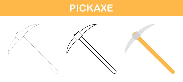 Vector hoja de trabajo para colorear y trazar picos para niños