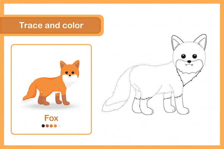 Vector hoja de trabajo de dibujo para niños en edad preescolar
