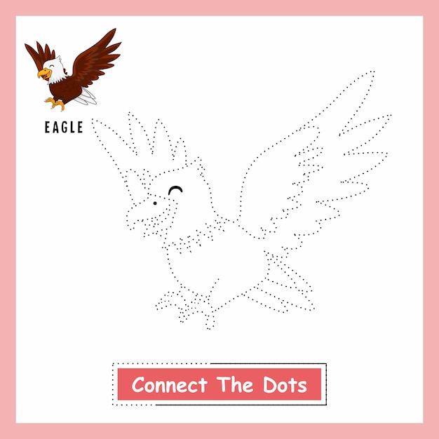 Hoja de trabajo de eagle connect the dots