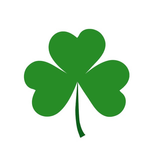 hoja de trébol para conmemorar el día de San Patricio