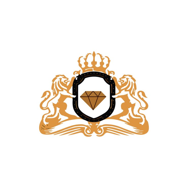 Hoja vectorial, forma dorada y monocromática. Emblema abstracto, concepto de diseño, logotipo,