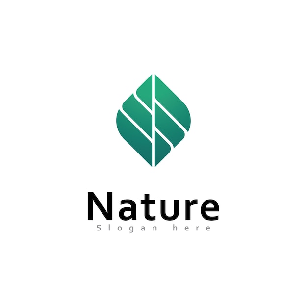 Hoja verde naturaleza elemento ecología vector diseño