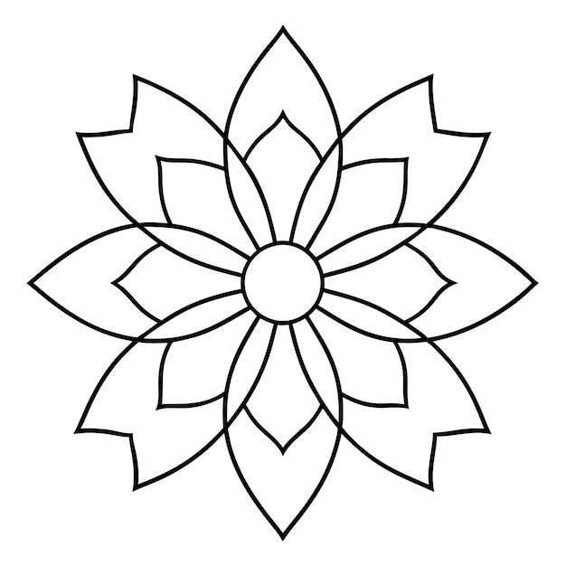 Hojas para colorear detalladas de Mandala para adultos para relajarse Mandala Páginas para colorear para Mandala floral