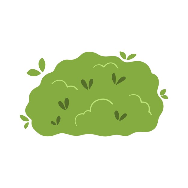 Las hojas de hierba verde son vector de decoración de la naturaleza