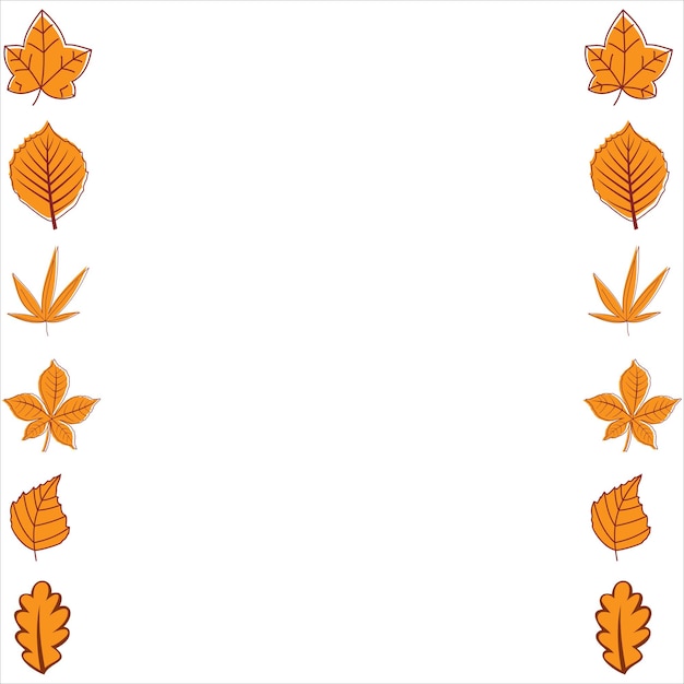 hojas de otoño de fondo
