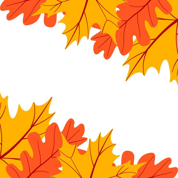 Hojas de otoño Frontera