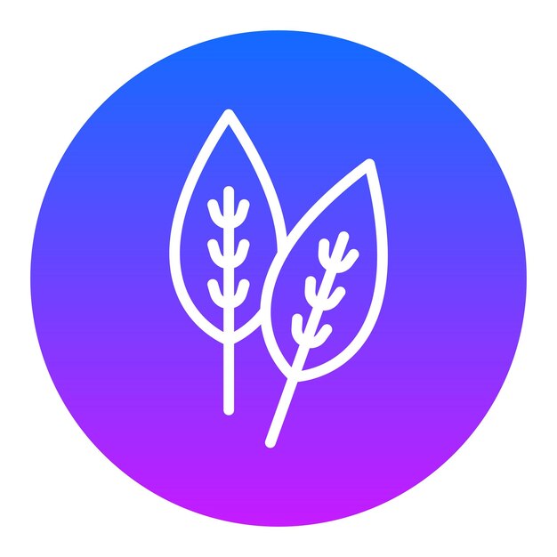 Las hojas de otoño son iconos vectoriales