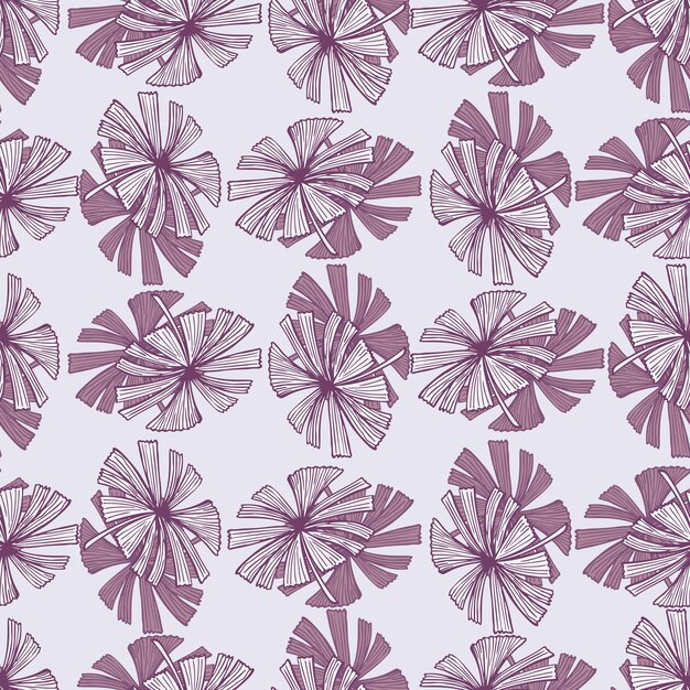 Hojas de palma de abanico patrón sin costuras en follaje vintage de palmetto en estilo de grabado Textura repetida dibujada a mano para papel tapiz de tela papel de regalo de impresión textil Ilustración vectorial