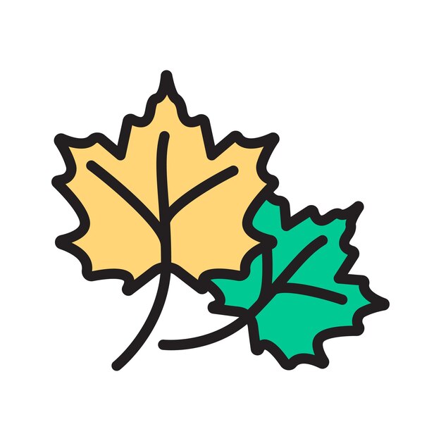 Las hojas que caen representan el otoño o los cambios estacionales