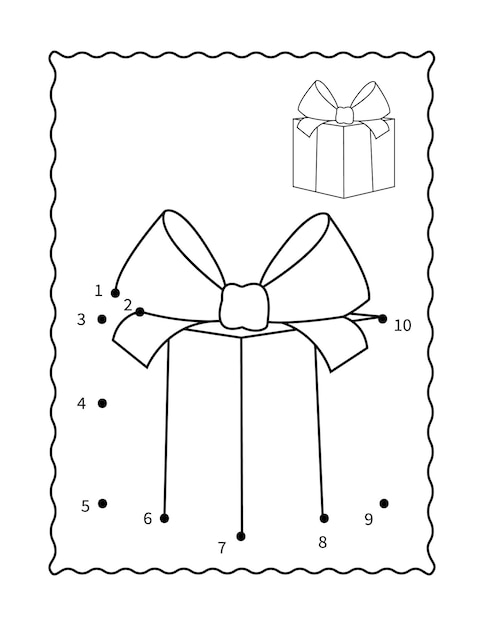 Hojas de trabajo navideñas de punto a Dottodot