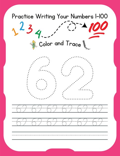 Hojas de trabajo de numeración para niños