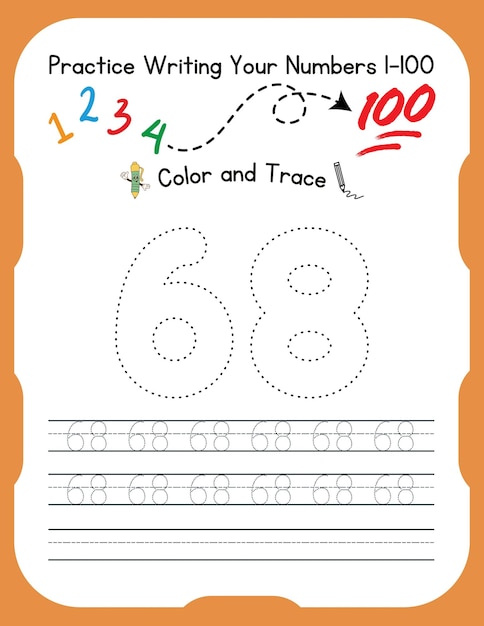 Hojas de trabajo de numeración para niños