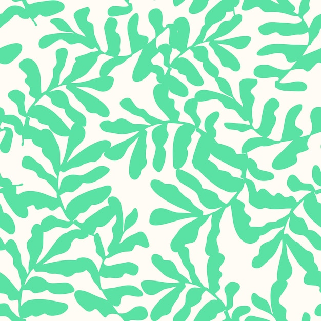 Hojas verdes tropicales patrón decorativo sin costuras fondo repetitivo impresión de papel tapiz para azulejos