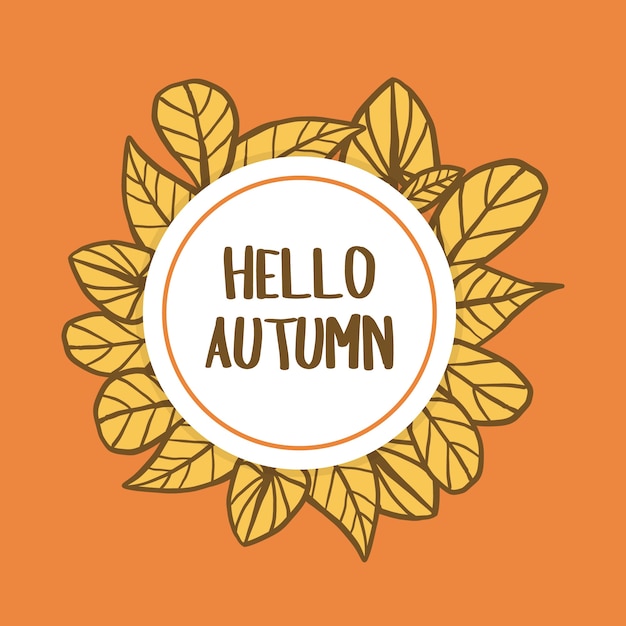 Hola fondo de otoño