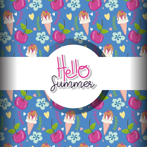 Hola fondo de verano