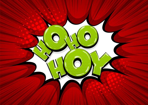 Hola hola saludo wow colección de texto cómico efectos de sonido estilo pop art Bocadillo de diálogo de vector