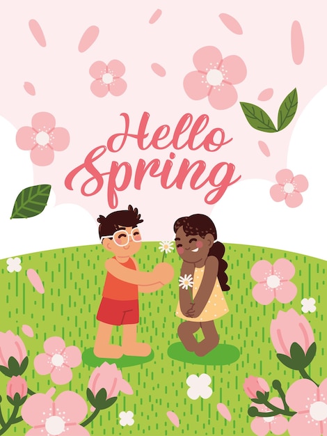 Hola primavera banner