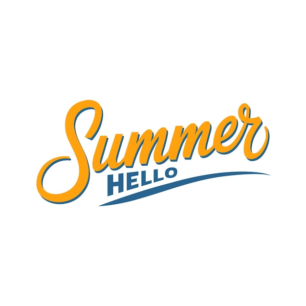 Hola, saludo de verano