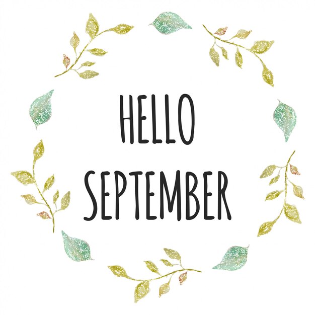 Hola septiembre