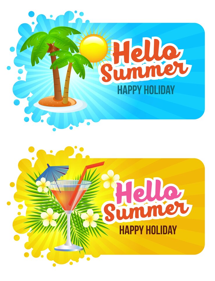 hola vacaciones felices de verano