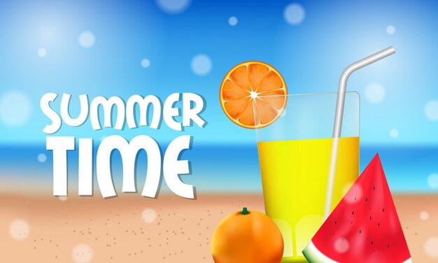 Hola verano frutas tropicales