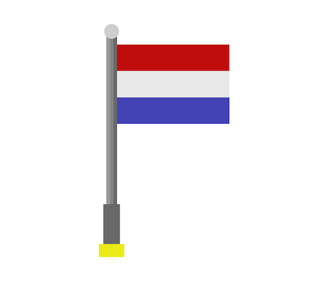 Vector holandesa de la bandera