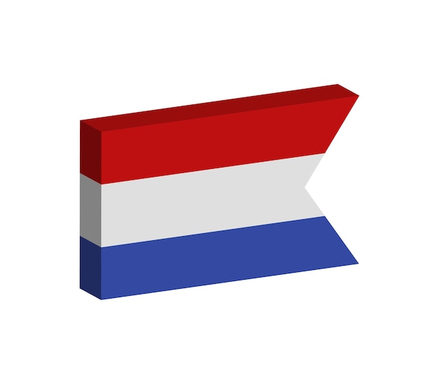 Vector holandesa de la bandera