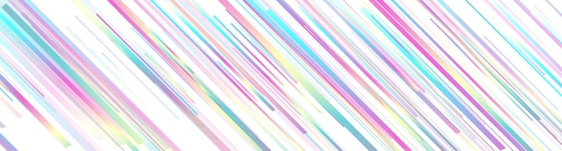 Holográficas rayas geométricas estandarte tecnológico abstracto