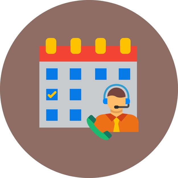 un hombre con auriculares en la cabeza y un calendario que dice la fecha