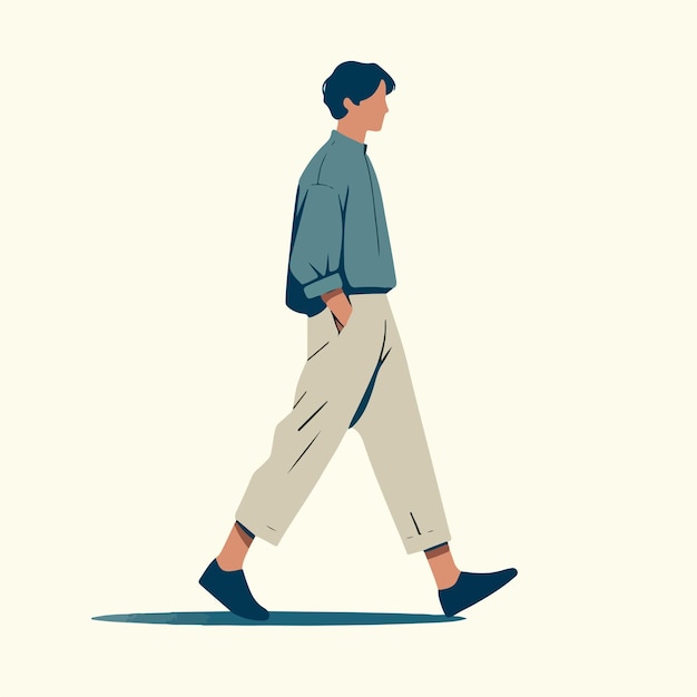 un hombre caminando en un traje y un sombrero