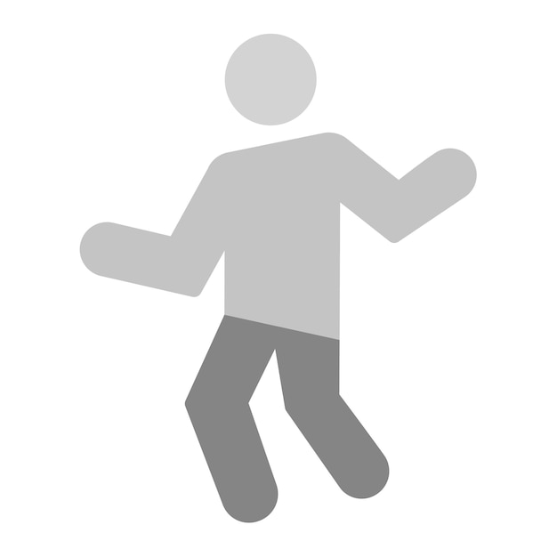 Hombre celebrando la imagen vectorial del icono Se puede usar para logros