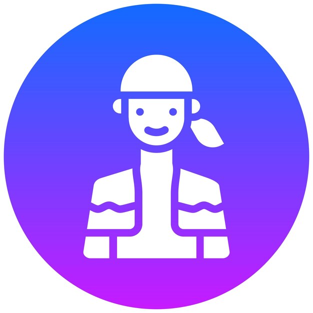 Hombre colgando el icono de la toalla