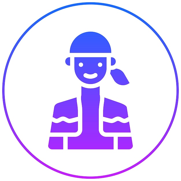 Hombre colgando el icono de la toalla