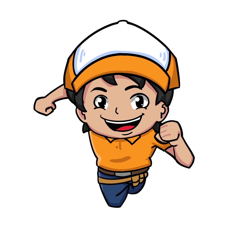 Vector el hombre de las entregas 5