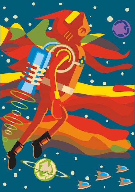 hombre espacial